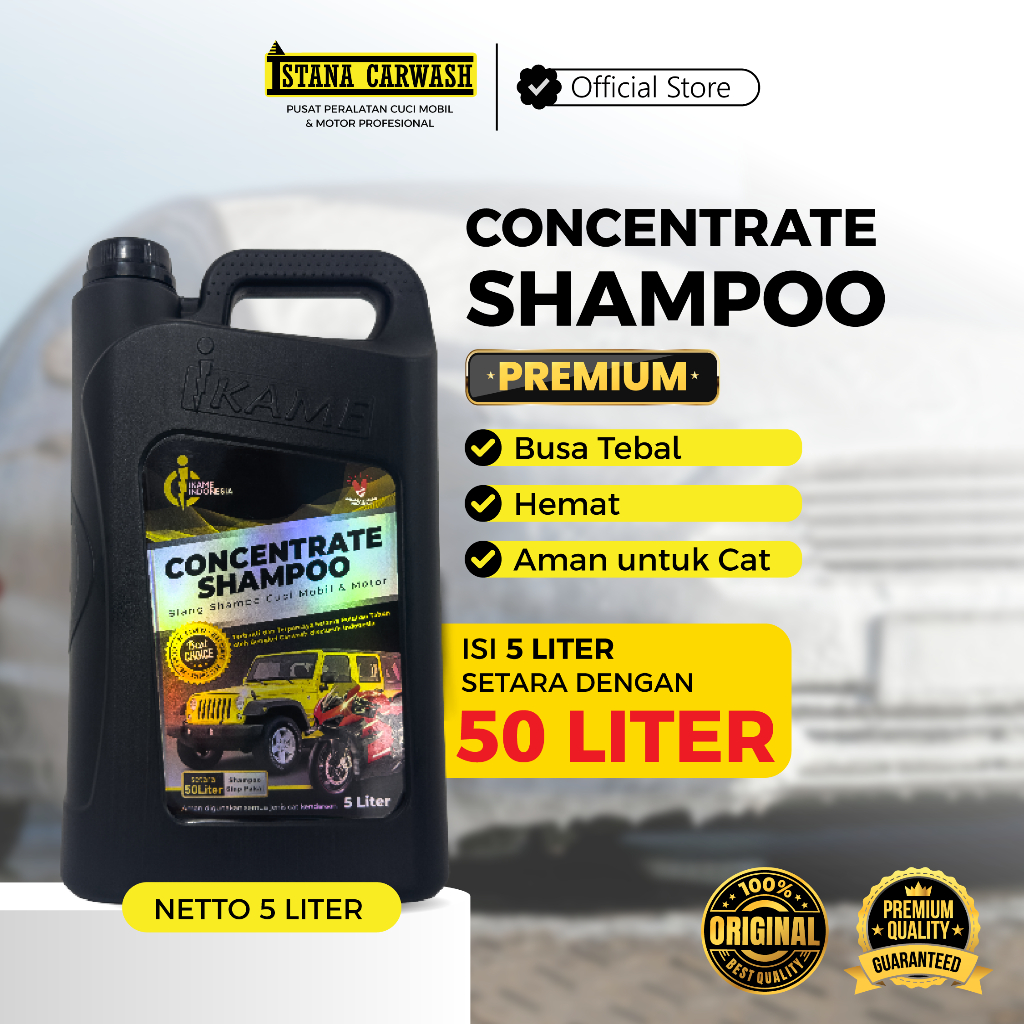 BIANG SHAMPOO CUCI MOBIL MOTOR IKAME (5 Ltr)