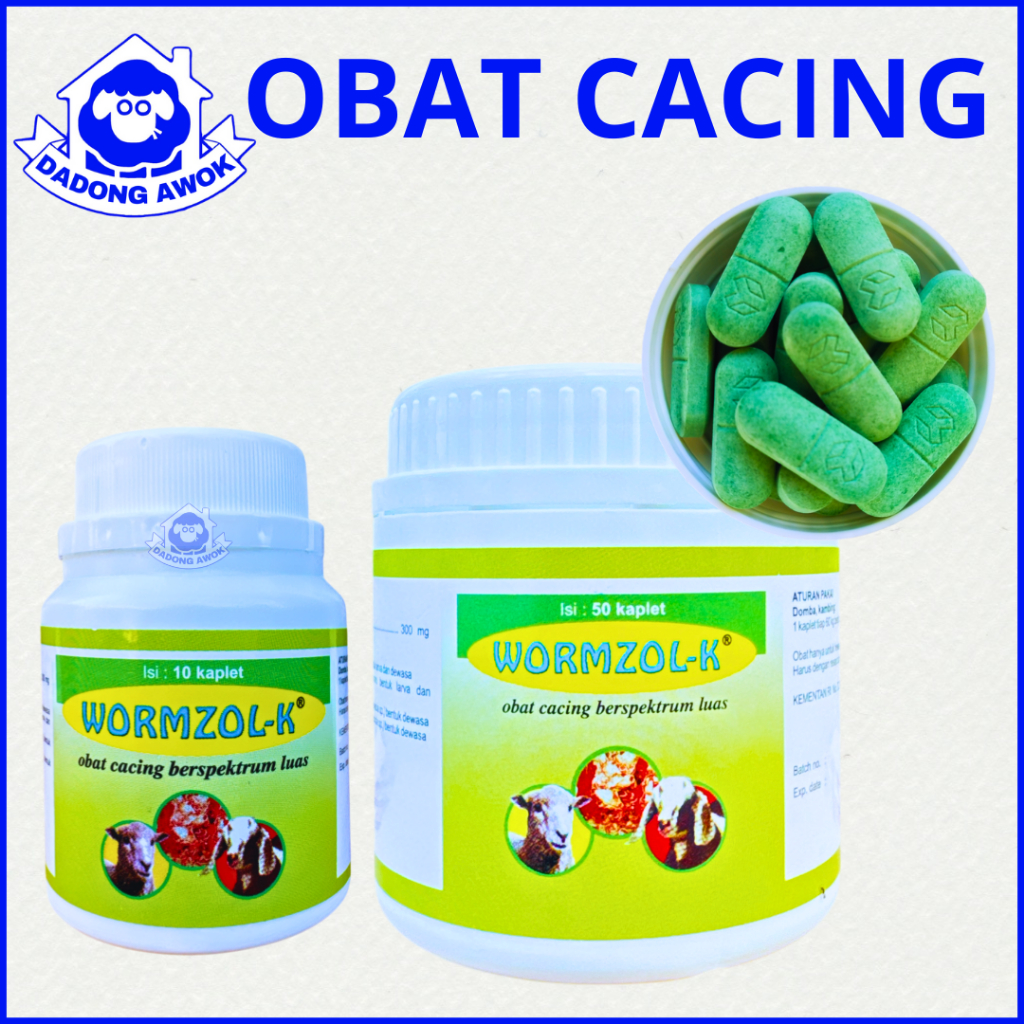 WORMZOL K 10 WORMZOL K 50 - OBAT CACING KAMBING DOMBA SAPI - WORMZOL KAMBING - WORMZOL B - WORMZOL K