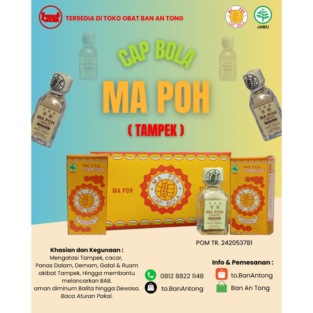 Ma Poh Cap Bola - (Obat Tampek)