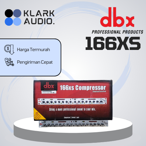 DBX166XS / DBX 166XS / DBX-166XS Compressor Limiter Gate Control Dinamika Audio Grade A China