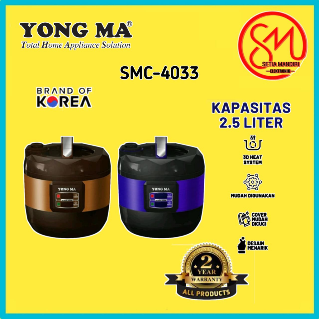 RICE COOKER YONGMA 2.5 LITER SMC 4033