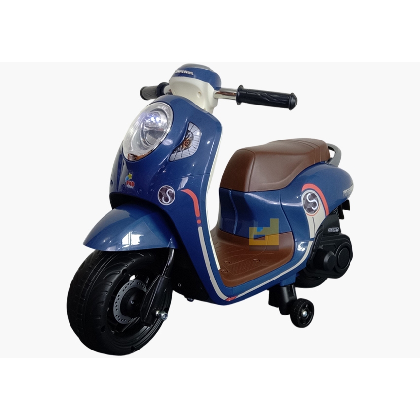 motor aki mini scoopy k-611c, biru