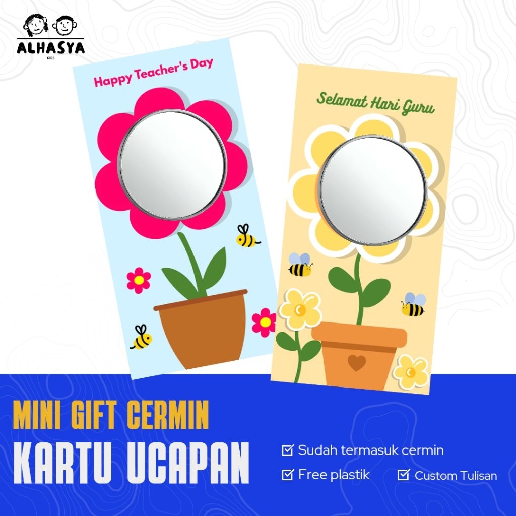 Souvenir Hari Guru | ide hadiah hari guru | souvenir cermin | kado hari guru