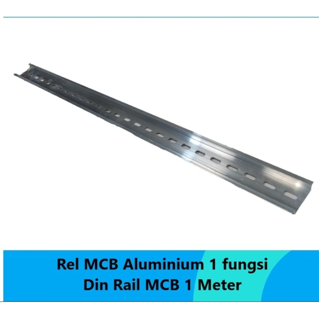 Rel mcb/din rel/dudukan mcb aluminium 1 fungsi