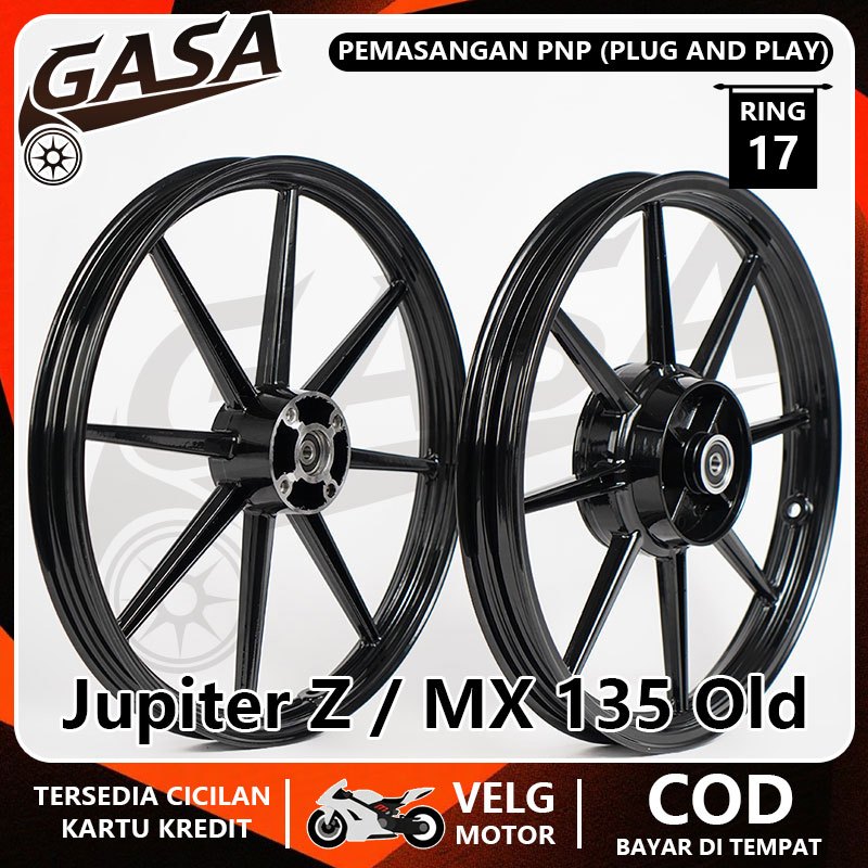 VELG BIKINGBOY PALANG 8 RING 17 untuk Jupiter Z New / Z1 / MX 135 Old / Vega ZR VELG RACING ALLOY RI