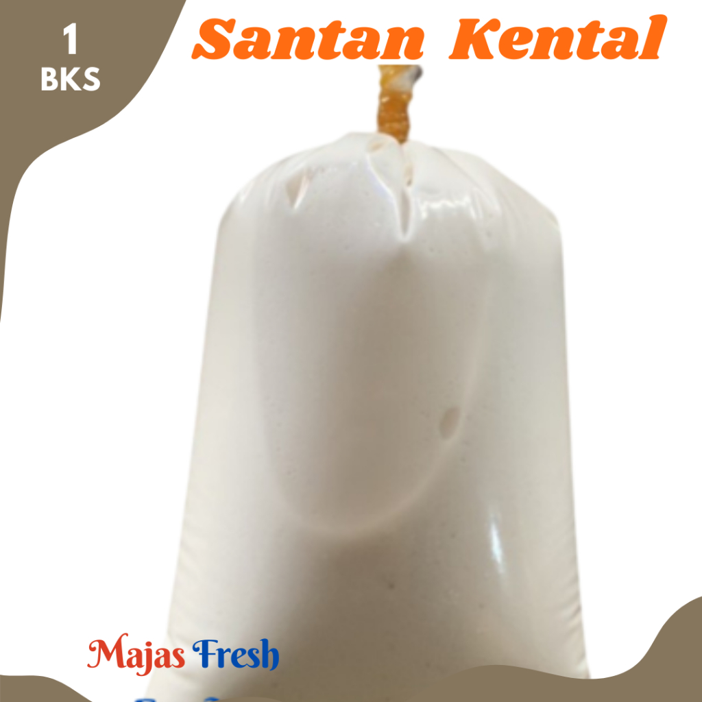 SANTAN KENTAL KELAPA Parut Segar - Santan Cair Kental Kelapa Murni Fresh | 1 Buah [ Harga Per BKS ]