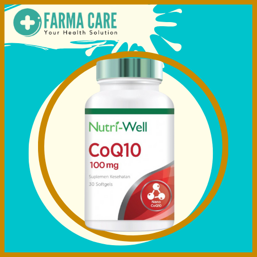 Nutriwell Co Q10 Nano 30 Softgels Antioksidan Kuat