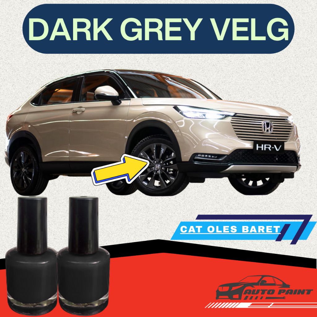 Cat Oles Velg Dark Grey Metalic Honda HRV SE 2023 Pelk Pelek Veleg Abu Tua Metalik