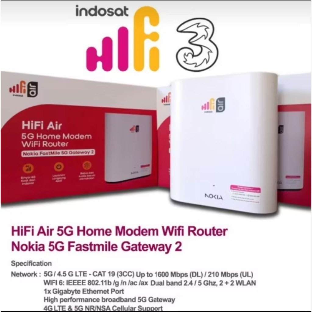 Hifi Air 5G Home Modem WiFi Router - NOKIA