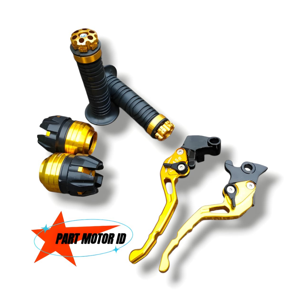 handle rem handle kopling motor yamaha vixion new vixion old cnc gold HARGA 1 SET GRIP/JALU AS/HANDL