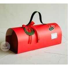Paperbox Cupcake Natal / Box Cupcake Ivory Lubang / Dus Hampers  Kue Natal / Treasure Box / Box Kue 