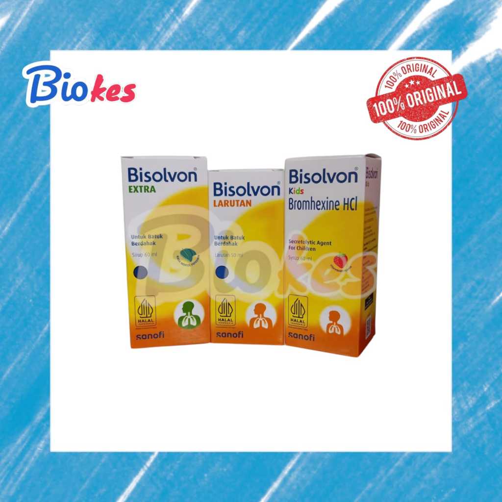 BISOLVON SIRUP OBAT BATUK BERDAHAK pengencer dahak batuk berdahak