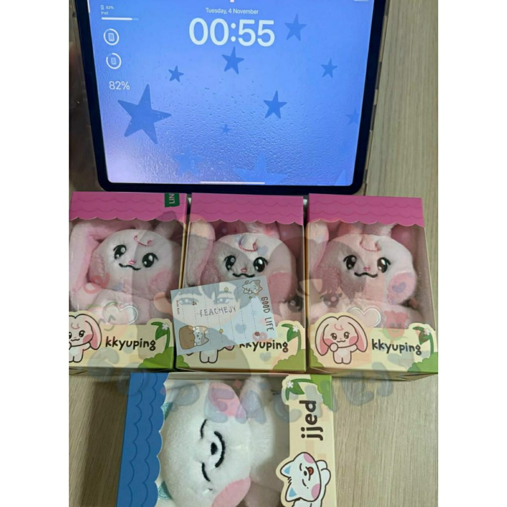 [PRE-ORDER] NCT DREAM JAEMIN JENO DREAMIEZ x LINE FRIENDS DOLL - KKYUPING JJED V1 PLUSH MINI KEYRING