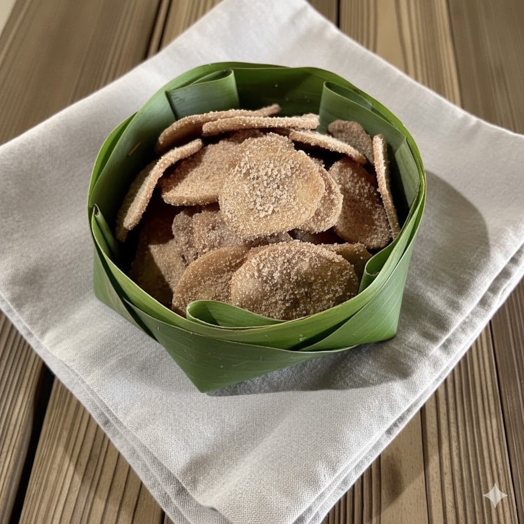 Keripik Pisang Koin Isi ( 250gr,500gr,1kg ) | Keripik Pisang Dengan Rasa ( Cokelat ) Khas Lampung | 