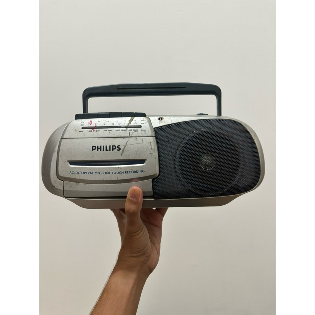 radio tape Philips vintage lawas jadul kolektor clasic