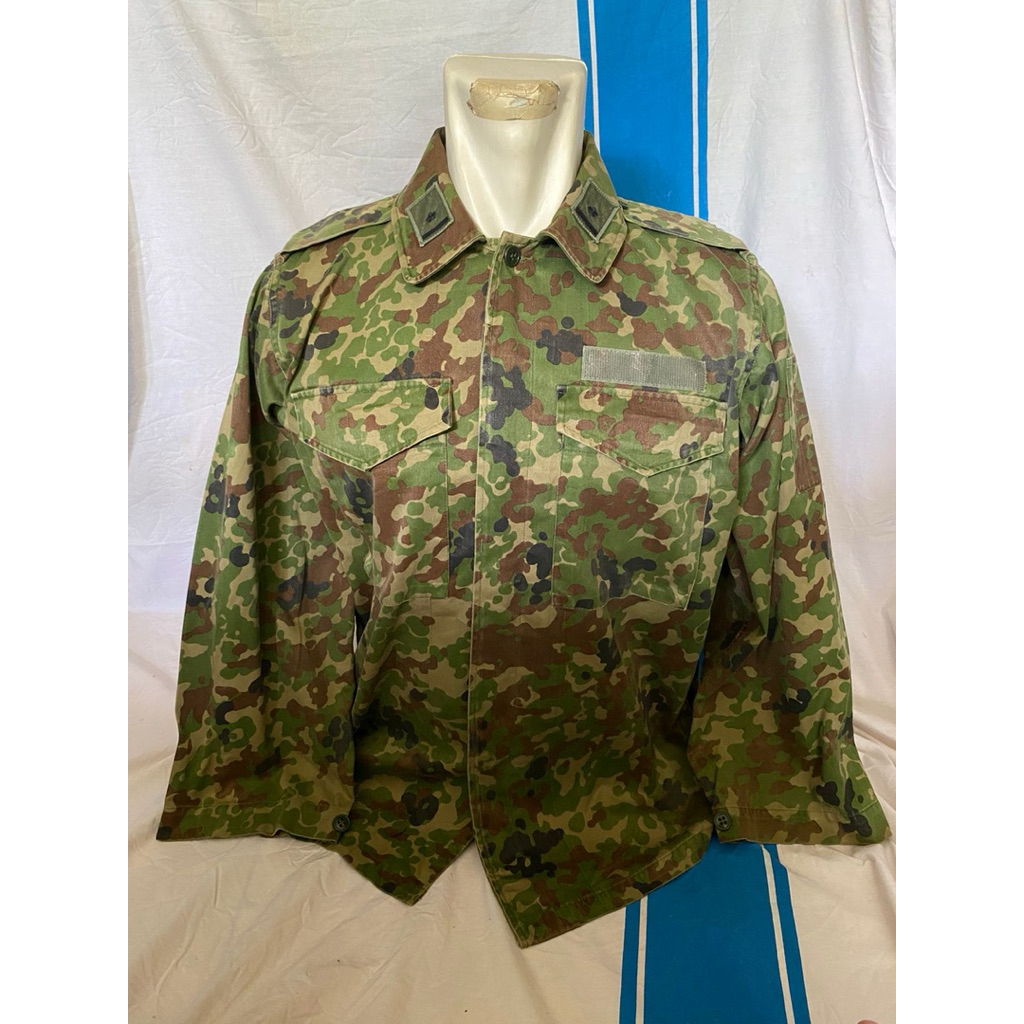 Kemeja BDU PDL Loreng Camo JASDF Woodland Leutenant (5)