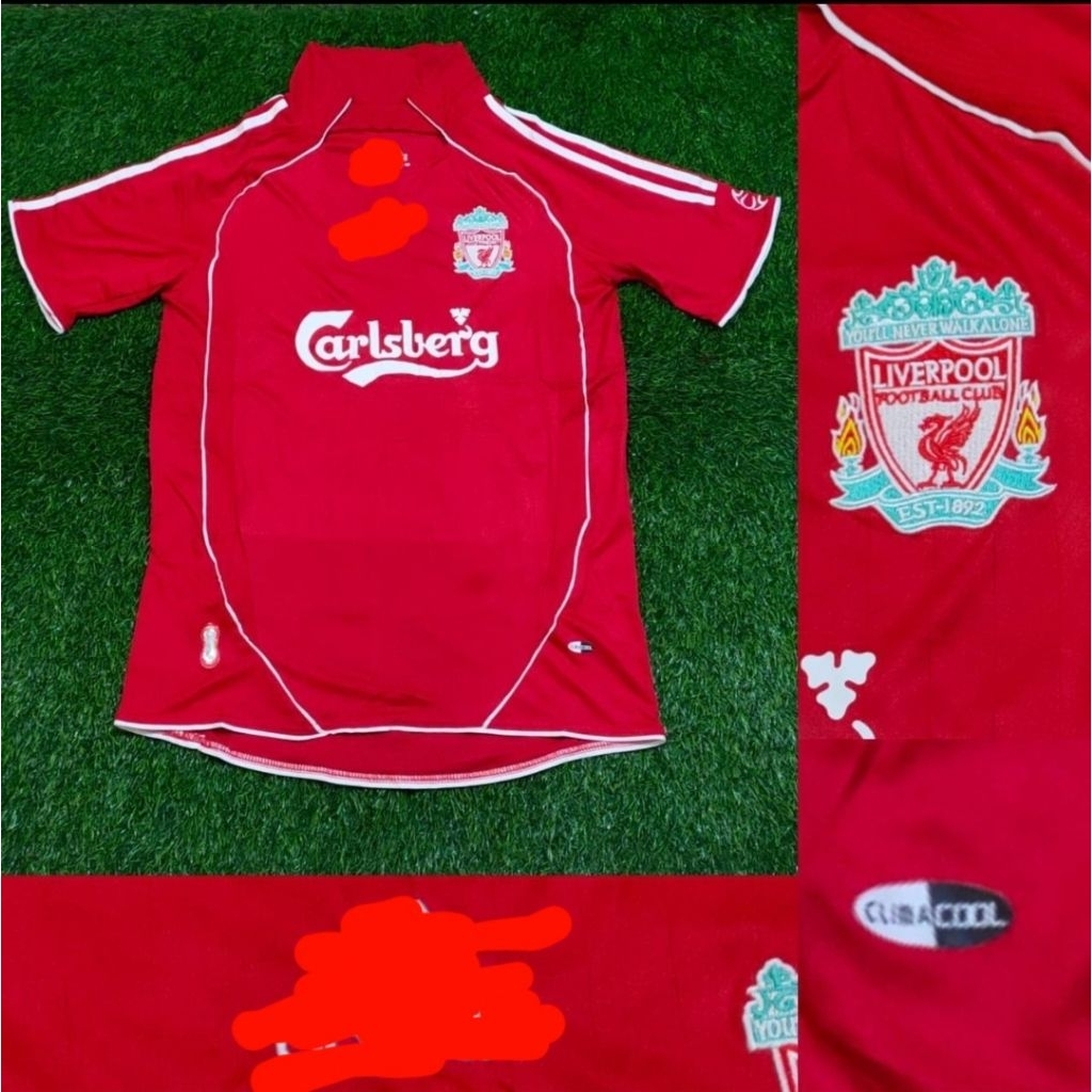 Jersey Kaos Baju Sepak Bola Liverpol Liverpool Liverpul LFC Home Away 3rd Third Merah Red Reds Retro