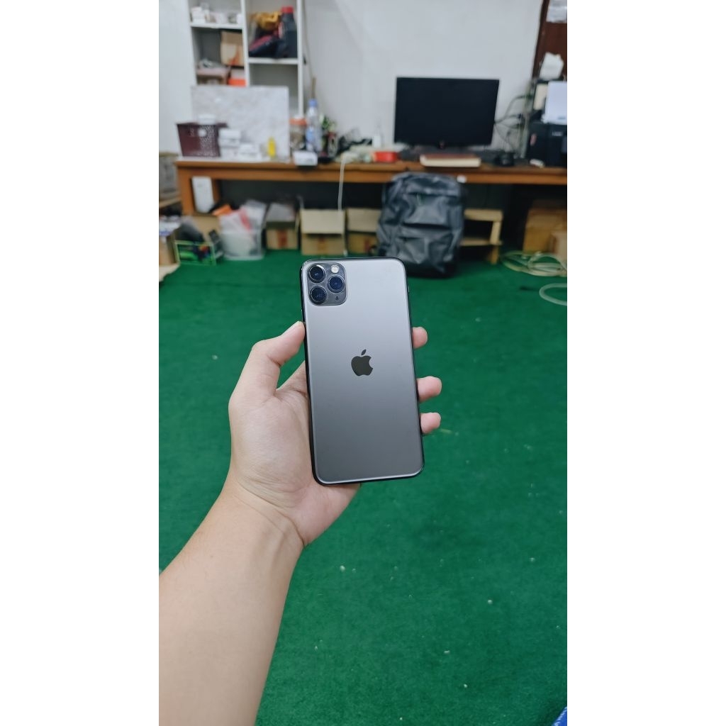 Iphone 11 Pro Max 256 gb Sinyal Permanen Second Fullset Nominus Siap Lembur