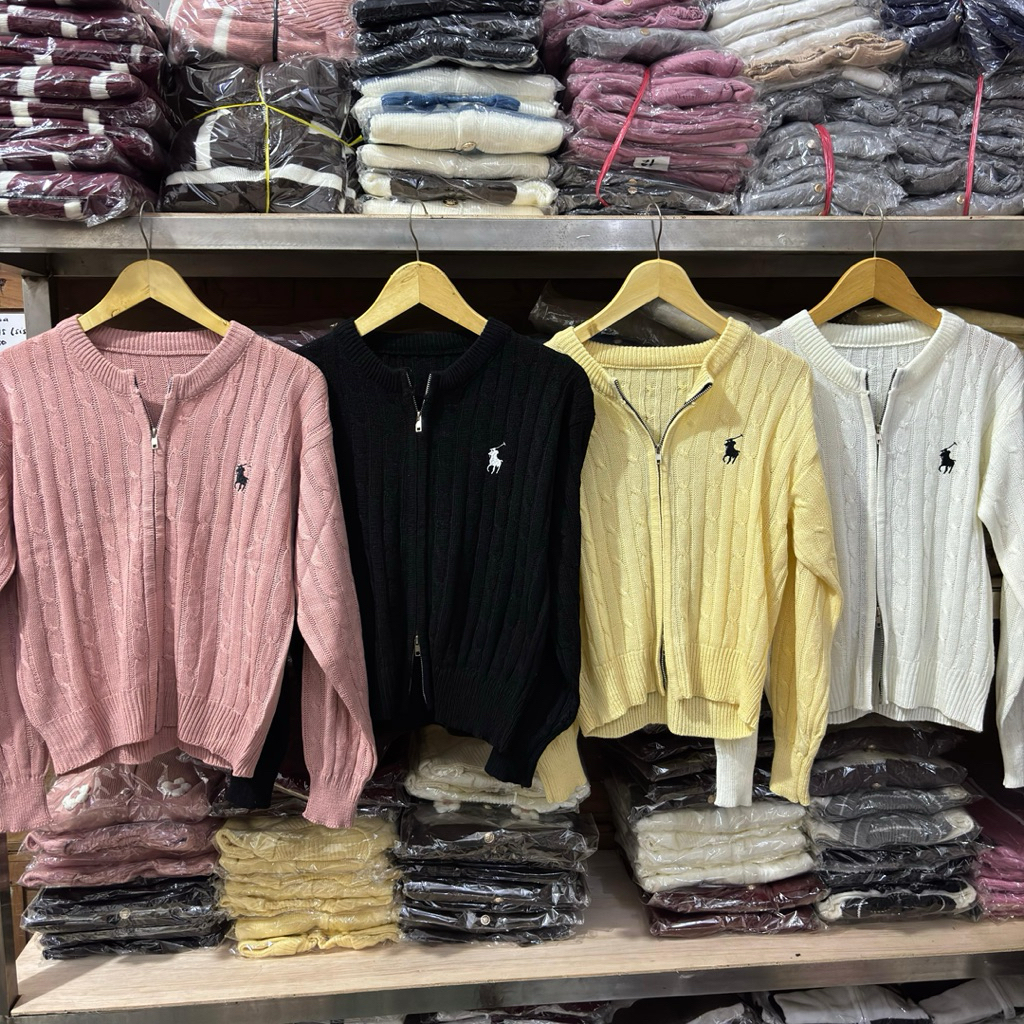 Cardigan Polo Full Kepang