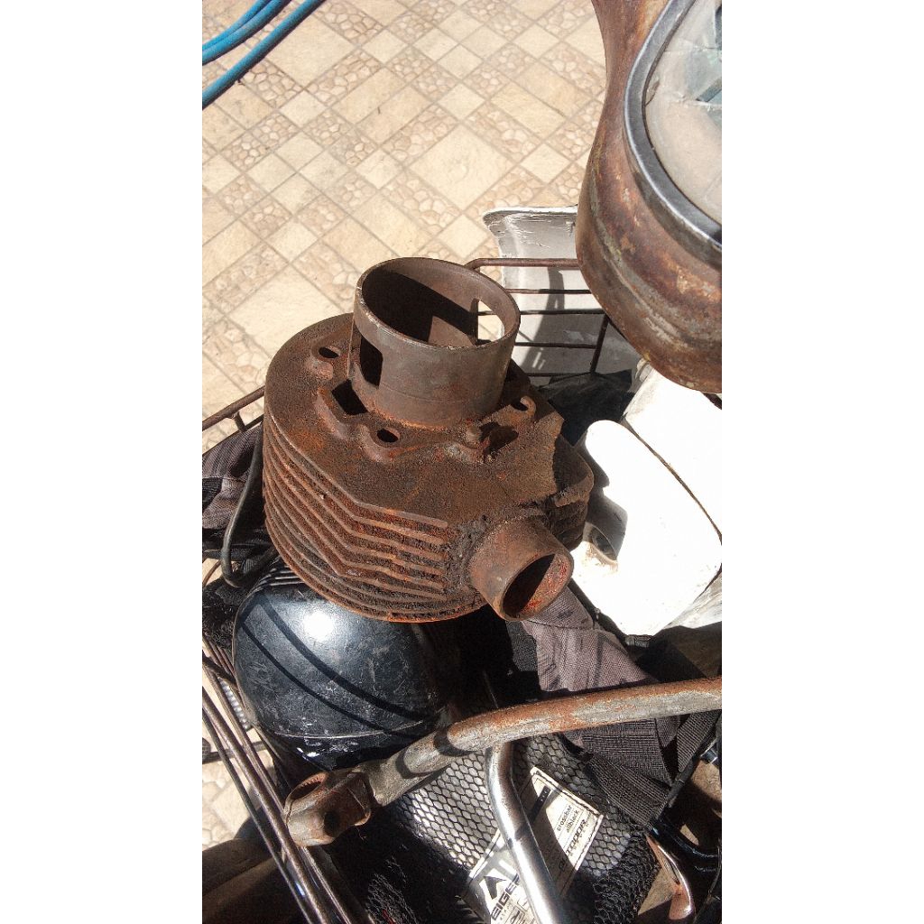 silinder blok vespa lubang 2 diperkirakan liner sok masih asli vespa ps