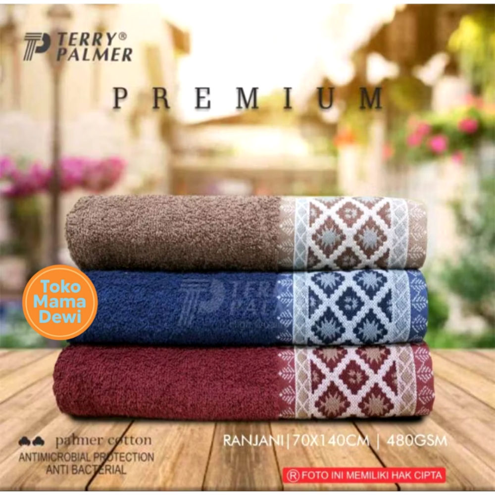 Handuk Terry Palmer Premium Dewasa Ukuran Jumbo 70 x 140 Cm | Handuk Mandi Pria Wanita