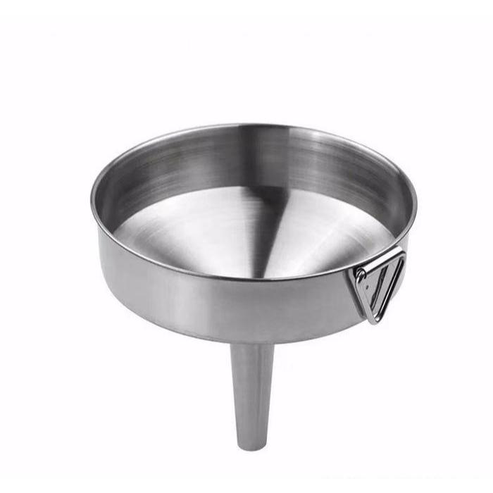 Corong Multifungsi Stainless Steel Funnel 304 Kitchenware Corong Stainless Steel Corong 12cm Minyak 