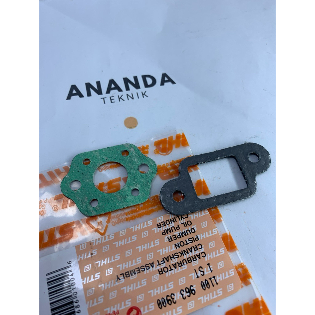 PACKING SET GERGAJI MESIN MS170/180 PAKING SET STIHL MS170 ORIGINAL PART OF CHAINSAW GERGAJI MESIN S