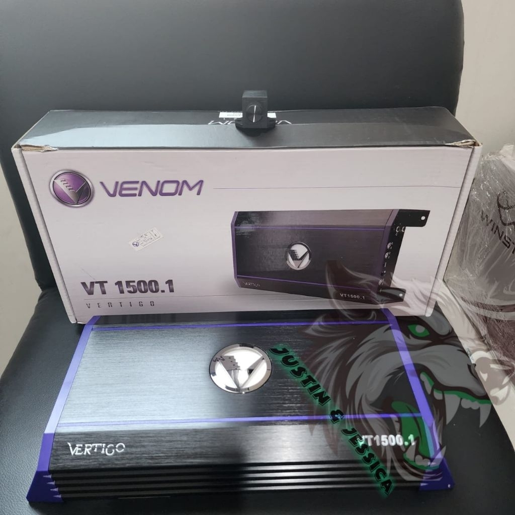 Power mobil monoblok 1 channel venom vertigo vt-1500.1 garansi resmi