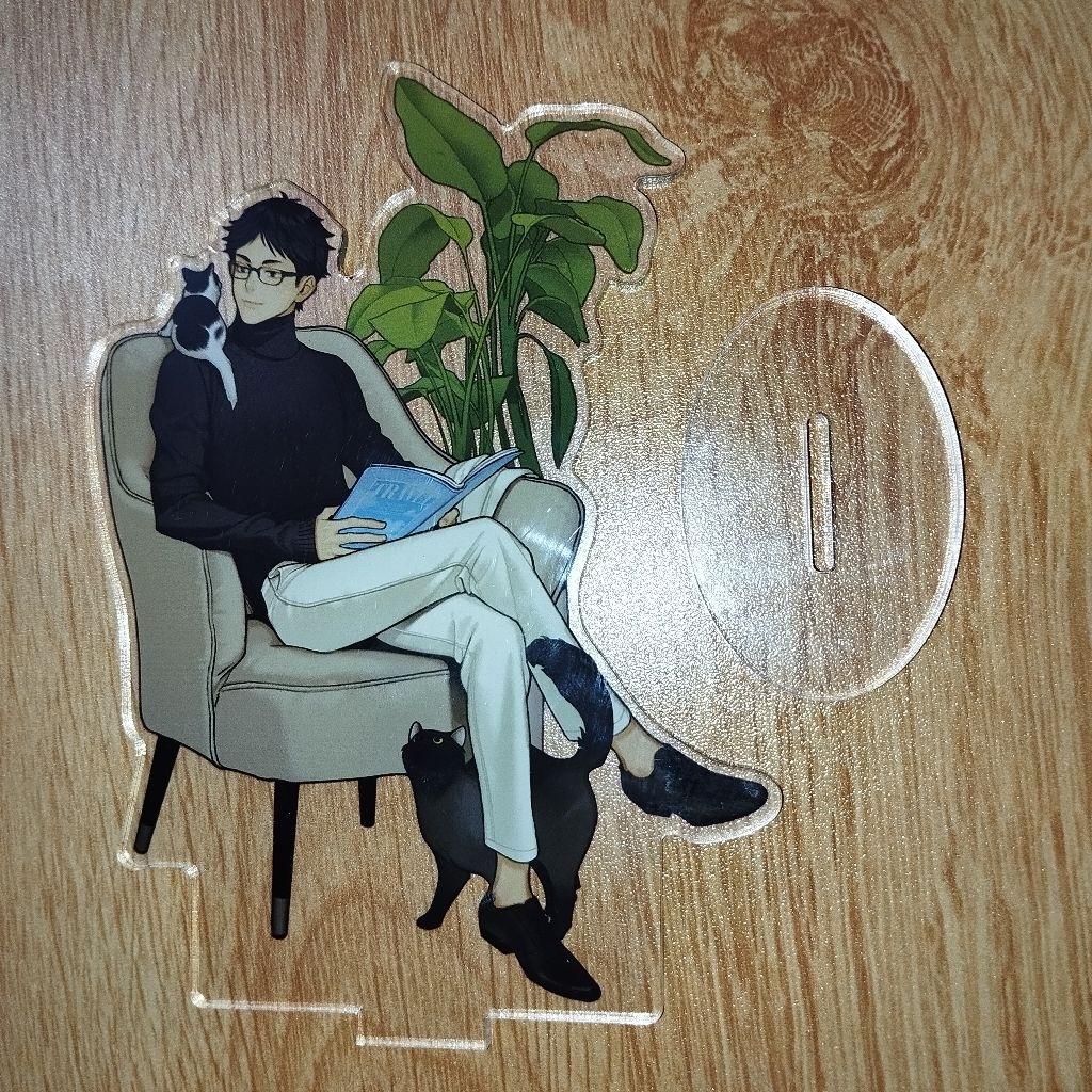 [BACA DESKRIPSI] acrylic standee akaashi keiji haikyuu hq by qnamxoxo