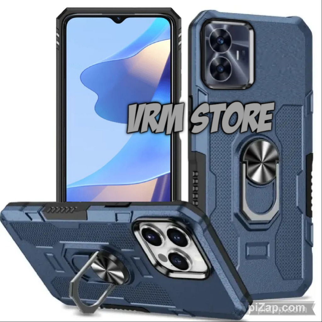 Case Robot Hp Realme C55 Case HIT EYE RING Case Robot Standing