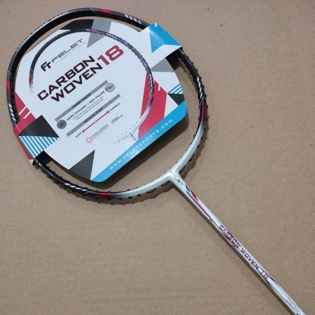 RAKET BADMINTON FELET CARBON WOVEN 18 ORIGINAL
