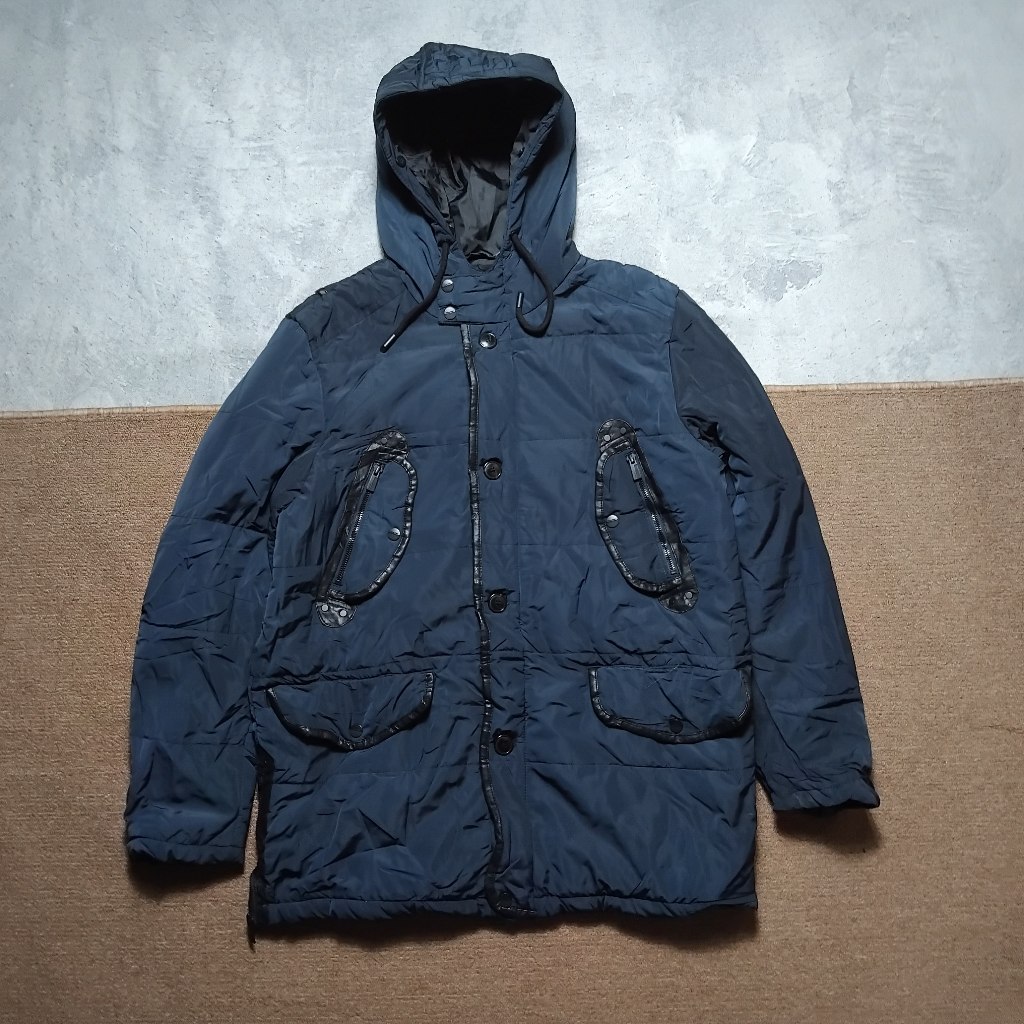Winter jaket pria tebal ZARA MAN jaket musim dingin parka ( M18 )