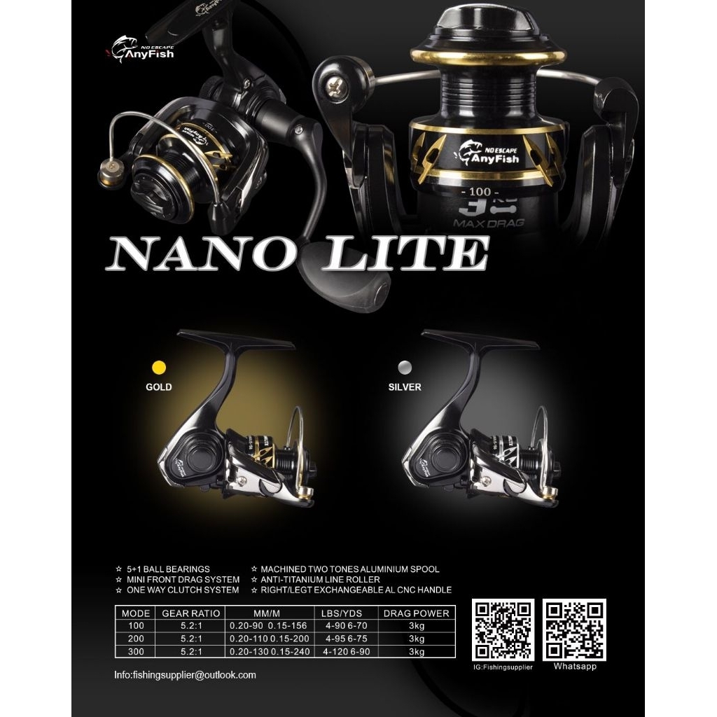 reel mini kyoto lite/ nano lite | reel casting| reel UL
