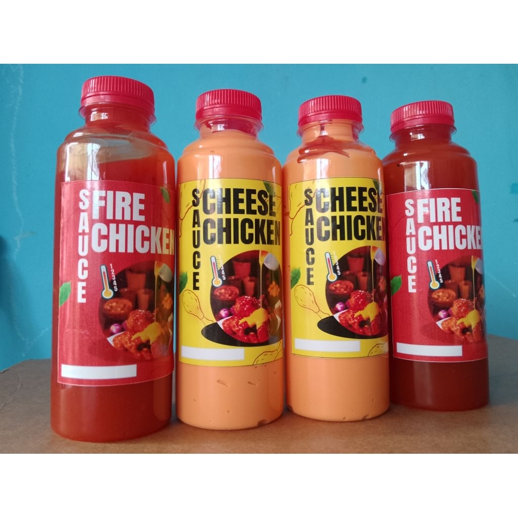 Paket Saus Richeese Level 5 + Cheese Sauce