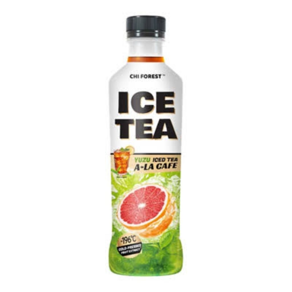 Chi Forest Ice Tea Minuman Teh Yuzu Botol 450 ml