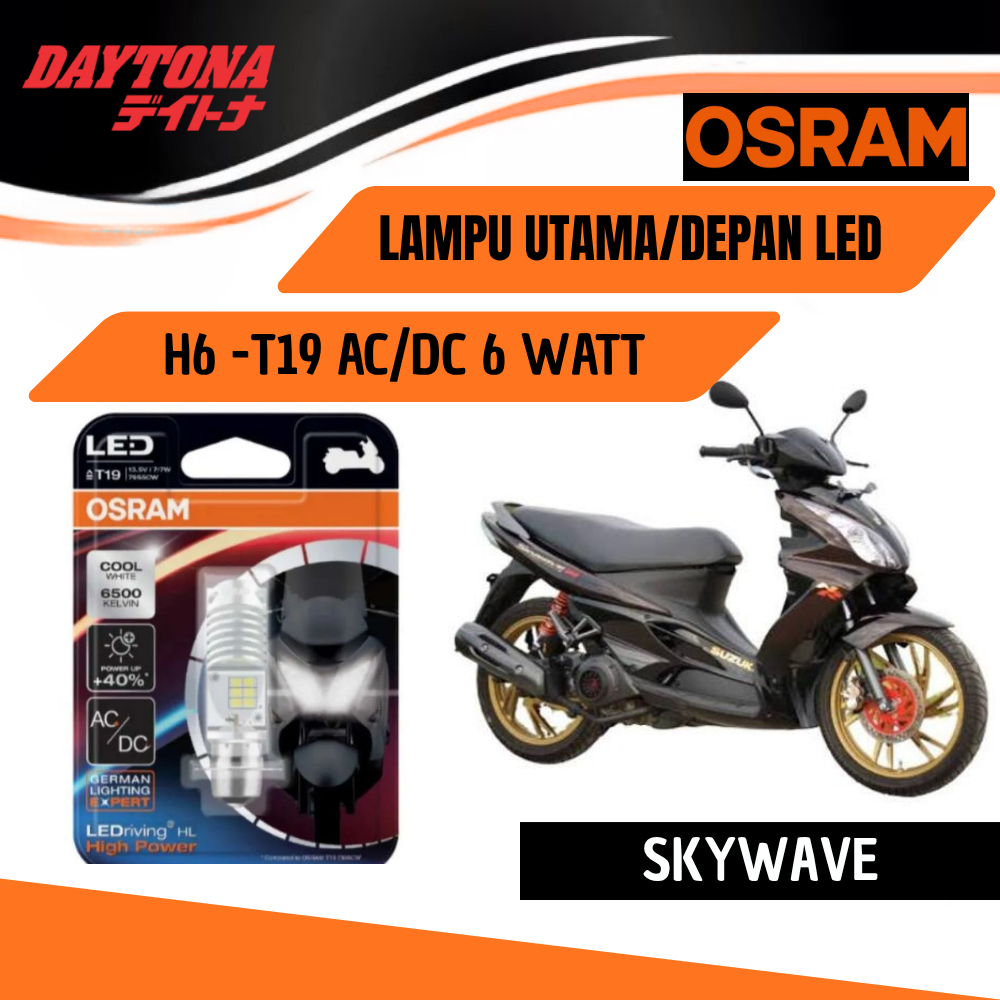 Lampu Depan Led Suzuki Skywave Osram Original H6-T19