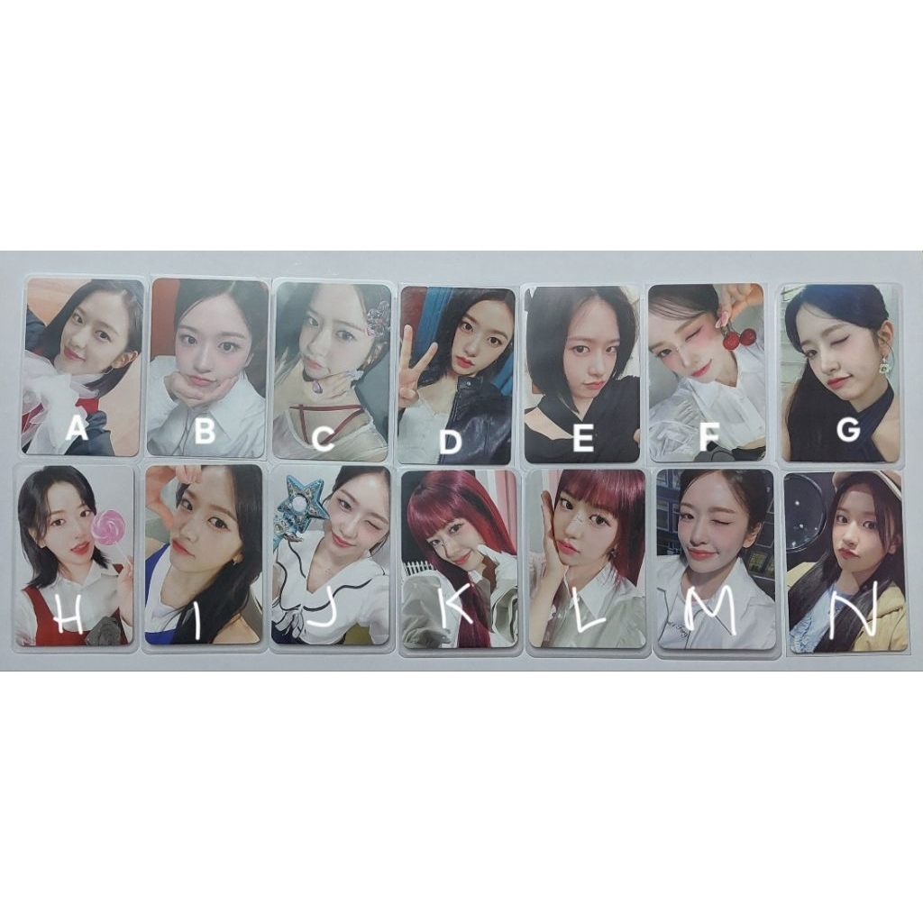 Photocard An yujin ive pob fs bene lucky draw ld switch soundwave withmuu ssq torec sw cherry red ha