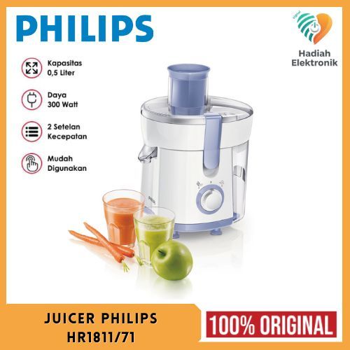 JUICER PHILIPS HR1811/71 DAILY COLLECTION JUICER - JUICER PHILIPS HR1811