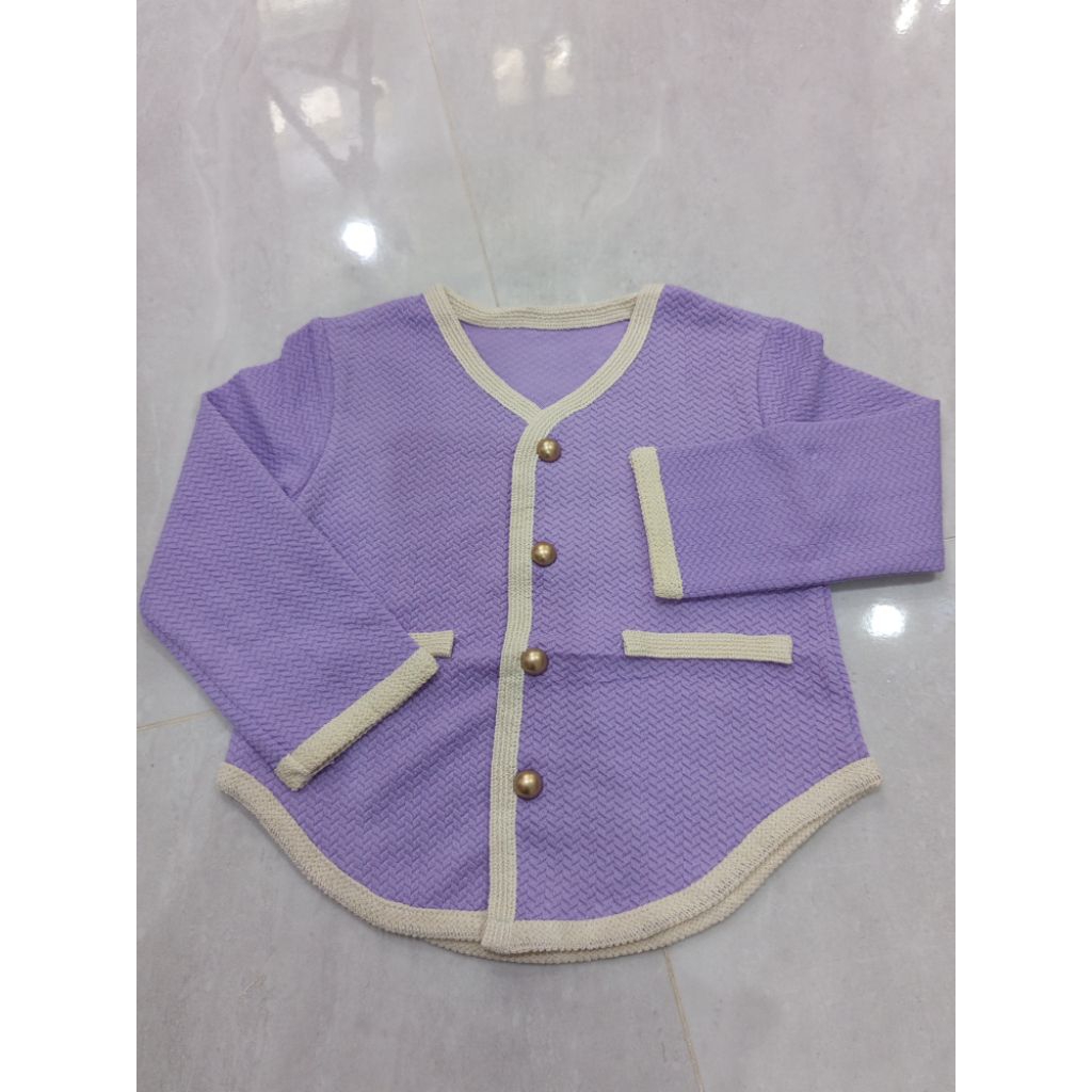 CARDIGAN ANAK LENGAN PANJANG KOREAN STYLE ANAK CEWEK USIA 1-5TAHUN