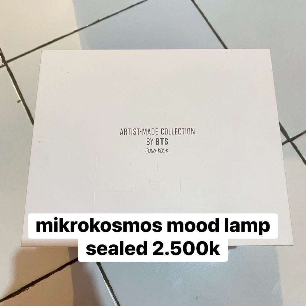 Mikrokosmos Mood Lamp - Merch by Artist Jungkook SEALED NEW OFFICIAL