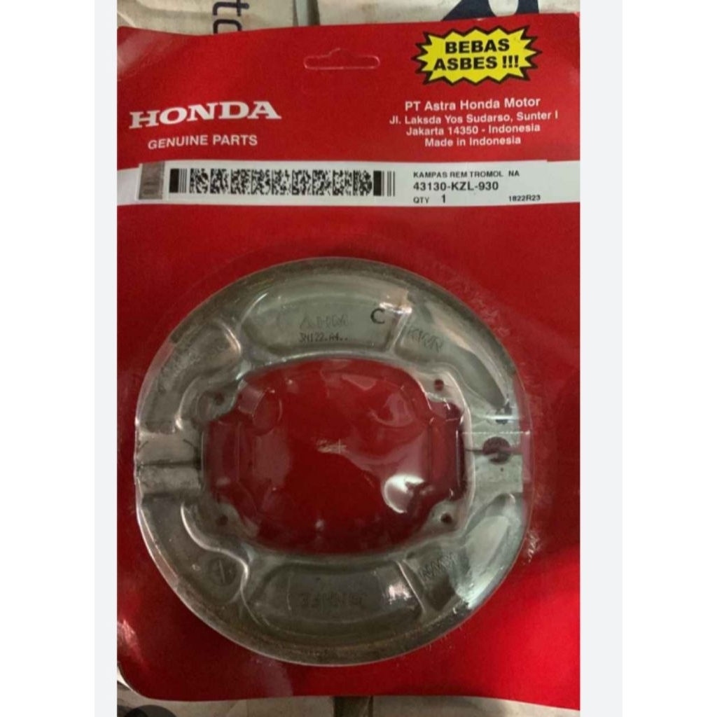 KAMPAS REM BELAKANG KZL VARIO...BEAT DELUXE...BEAT FI