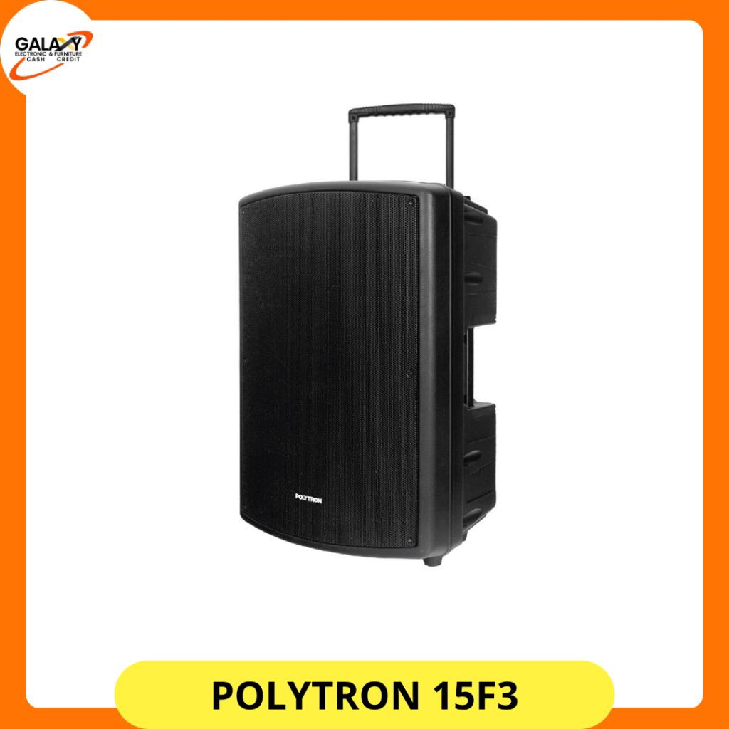 POLYTRON Speaker Portable Polytron PASPRO 15F3 Bluetooth Speaker Troli