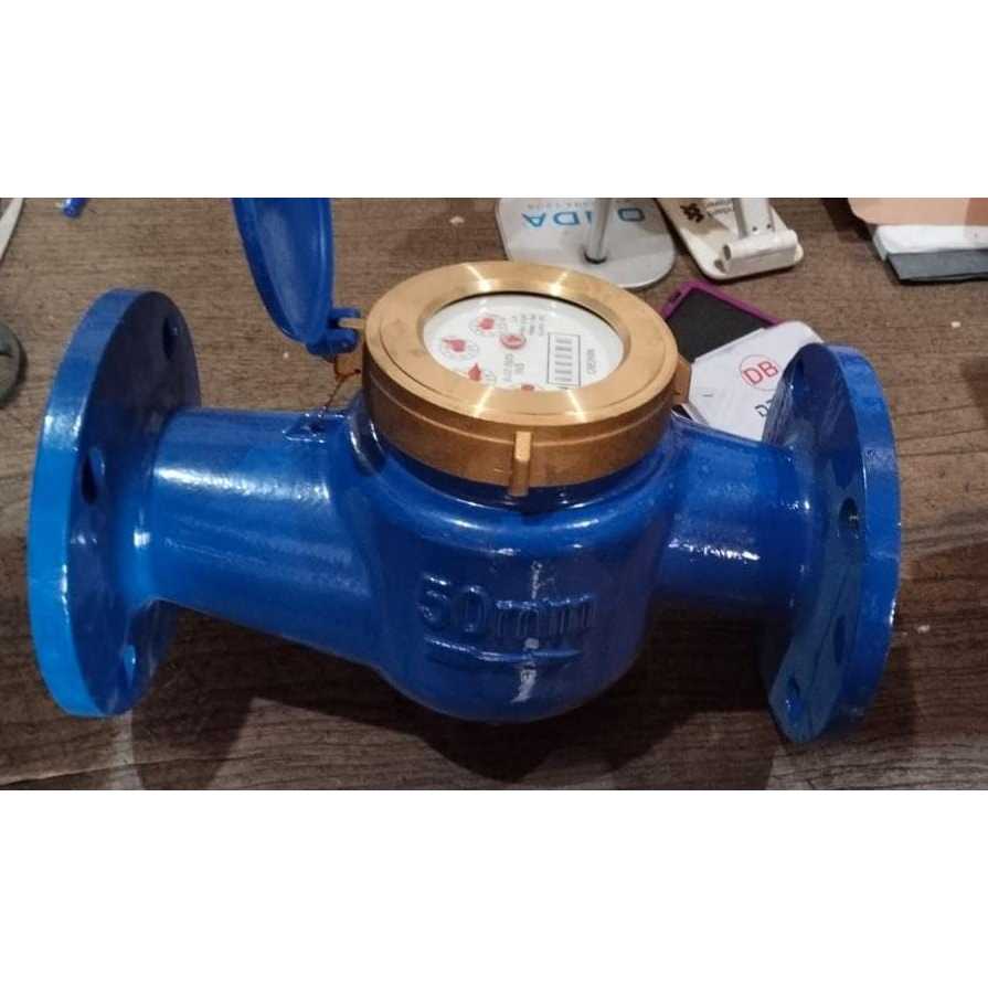 meteran air pdam kuningan 2" meteran flange 2" meteran pdam flange 2" ready stock