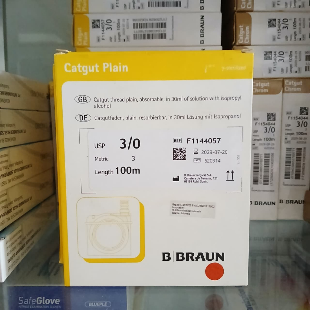 Benang Catgut Plain Roll 3/0 Bbraun/ Catgut Roll Plain 3/0 B Braun