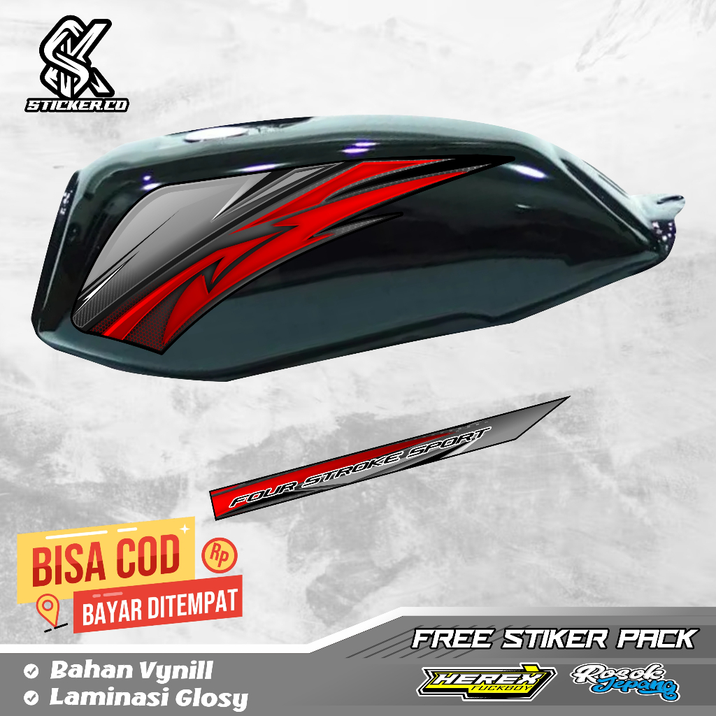 STRIPING STIKER LIS MOTOR HONDA GL MAX GL PRO NEO TECH 71