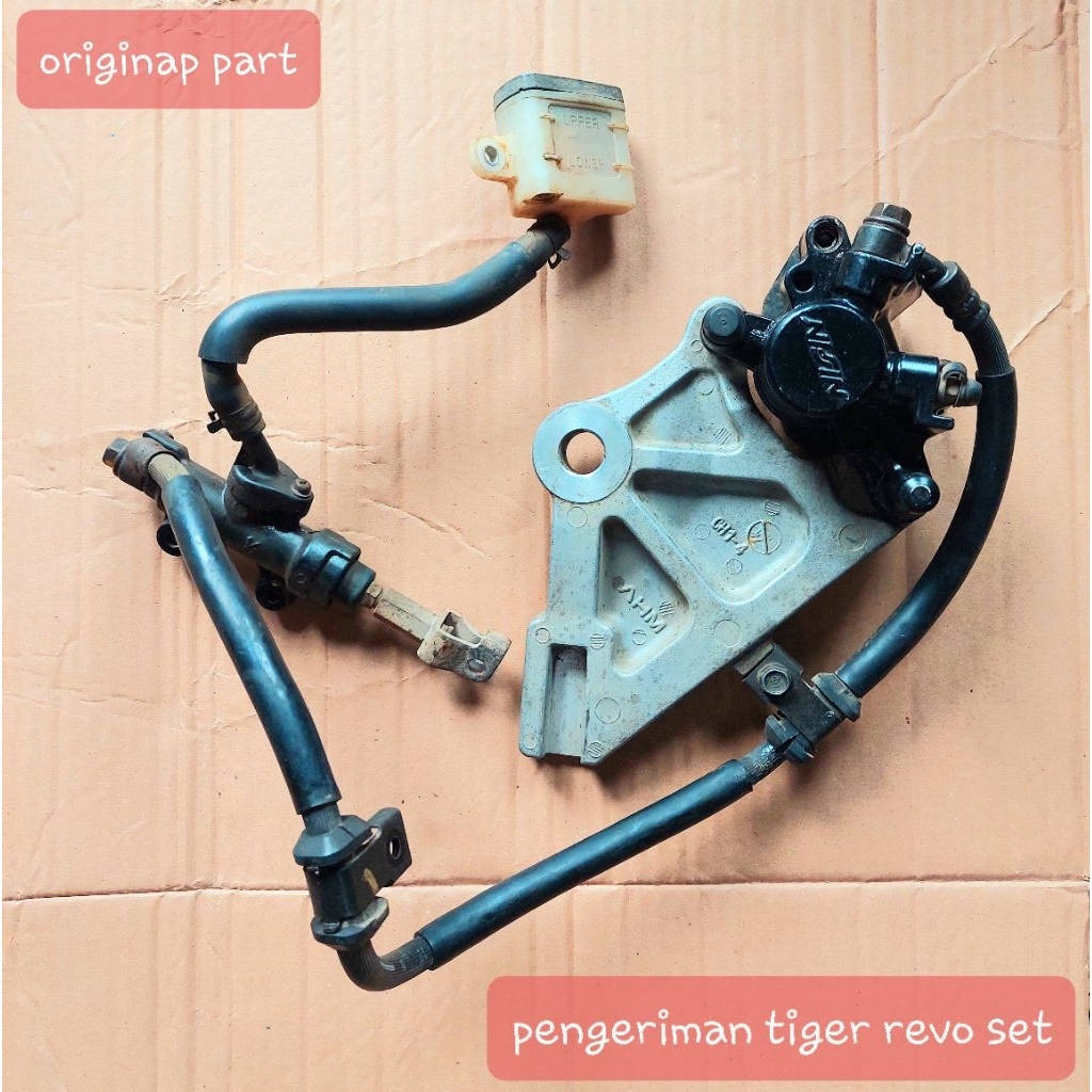 kaliper cakram belakang tiger revo original copotan motor