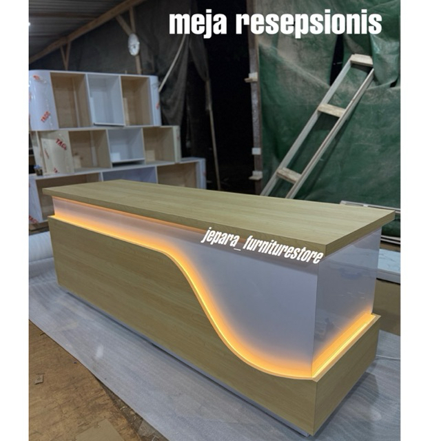 meja resepsionis | meja kasir | resepsionis  by custom