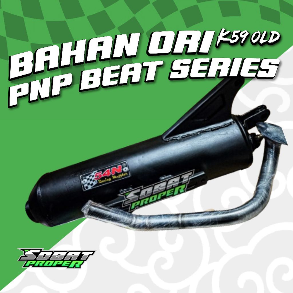 KNALPOT 54N BEAT SCOPPY TB ORI VARIO BAHAN K59