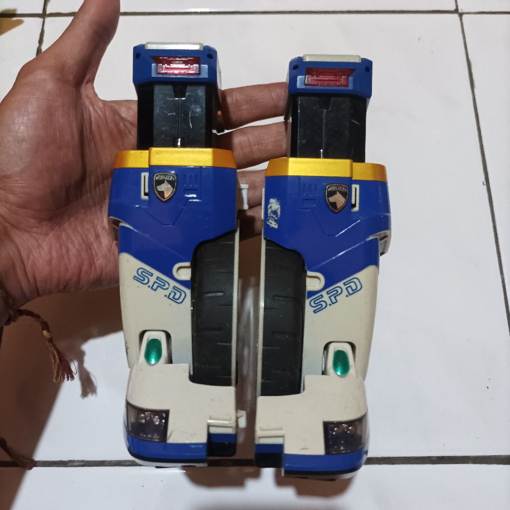 Vintage Bandai Original Part DX Robot Megazord SPD Dekaranger Power Rangers Mainan Action Figure