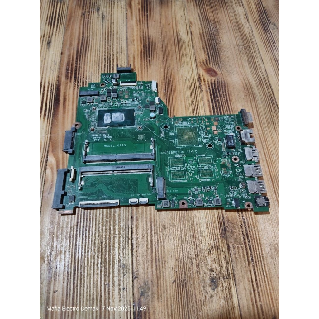 Motherboard Mobo Bahan Hp 14-Bs122TX i3 mati total rusak